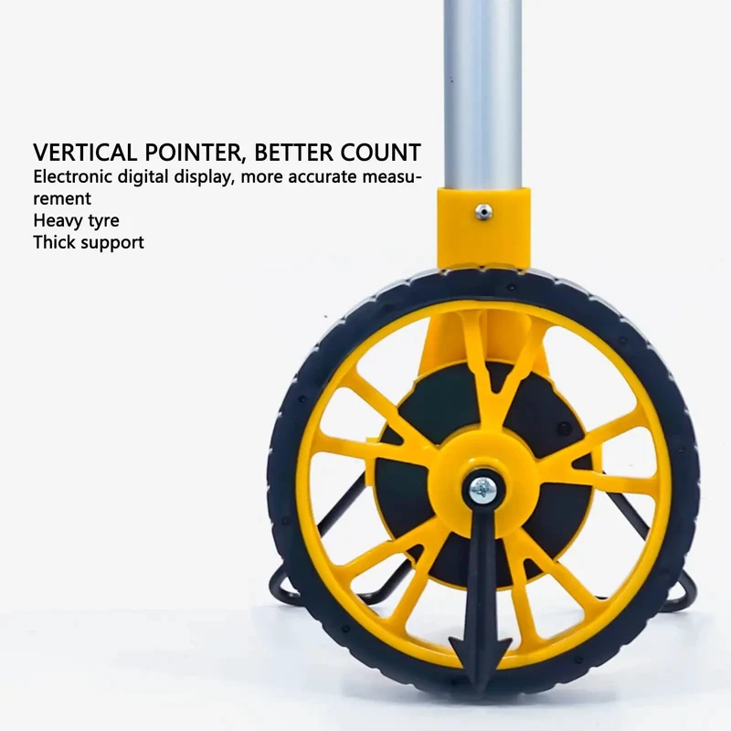 Heavy Duty Digital Measuring Wheel With Bright Backlit Display For Professional Surveyors And Contractors Built Tough For The Job Site Dead Nuts Precision Distance Tracker Rolls Smooth Across Any Terrain Measures Feet Inches Meters And Centimeters