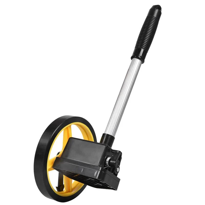 Rock Solid Mechanical Measuring Wheel Distance Roller With Reliable Dial Counter For Property Line Layouts And Hardscaping Dead On Accuracy For Any Backyard Grind Or Commercial Site Work Built To Endure
