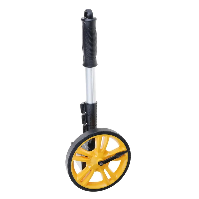 Portable Heavy Duty Digital Measuring Wheel With Bright Numeric Panel Rock Solid Build For Site Crews And Surveyors Slick Rolling Drum Tracks Yardage Fast With Zero Stress On Gravel Or Dirt Trails