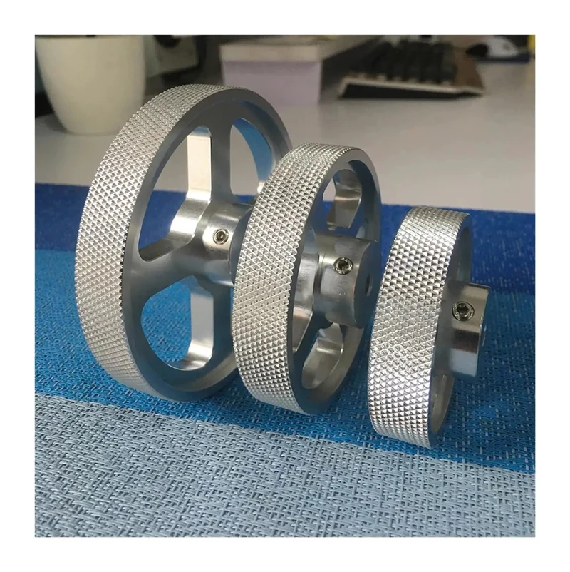 Pro Grade Alloy Rotary Encoder Measuring Wheel For Smooth Circumference Tracking Built To Handle The Daily Grind With A Killer Grip Hand Crank And Precision 50mm Diameter Featuring Solid 10mm Shaft