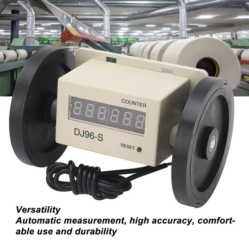 Slick Digital Distance Measuring Wheel With Auto Logging Double Wheel Counter For No Fuss Heavy Duty Job Site Layout Work And Top Tier Metric Tracking