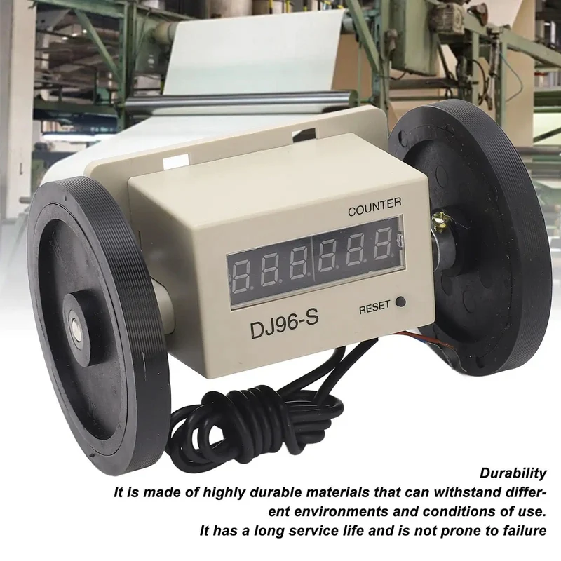Slick Digital Distance Measuring Wheel With Auto Logging Double Wheel Counter For No Fuss Heavy Duty Job Site Layout Work And Top Tier Metric Tracking