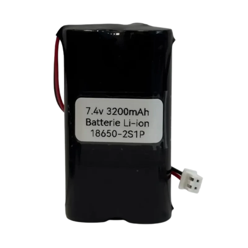 Batterie Li-ion 7.4 V 3500 mAh 2S1P avec BMS et JST blanc