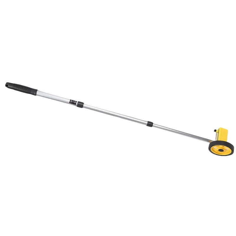 Built Tough Telescopic Measuring Wheel Featuring Smooth Rolling Precision Distance Gauge With No Fuss Adjustable Handles And Quick Lock Mechanisms For Yard Layouts And Patio Works