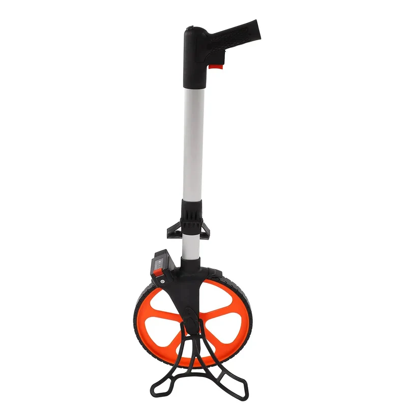 Heavy Duty Mechanical Measuring Wheel Rides Smooth Over Concrete And Dirt Tracks Up To 9999 Feet Or Meters For Setting Out Driveways Walkways And Yard Layouts