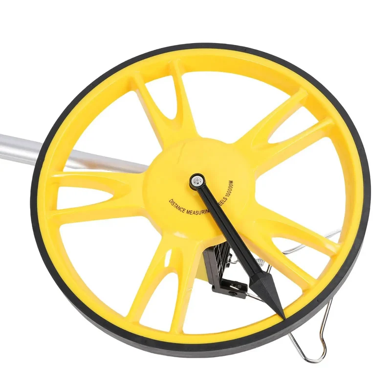 Tough As Nails Mechanical Measuring Wheel With Folding Handle And Precise Distance Counter For Surveying And Layout Projects Grab A Heavy Duty Tool That Rolls Smoothly And Delivers No Fuss Accuracy Indoors Or Out