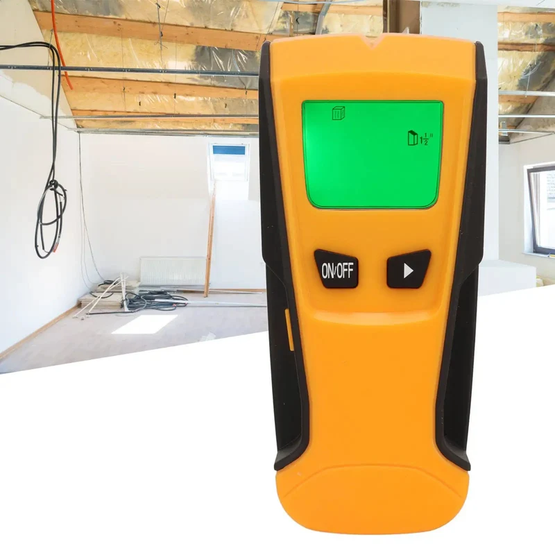 Pro-Grade Wall Scanner Stud Finder Snags Metal Wood Joists And Live AC Wires Instantly Auto Calibration High Contrast LCD Screen Cordless Detector Essential For DIY Renos And Pros Heavy Duty Build
