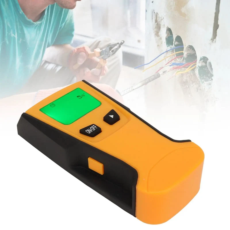 Pro-Grade Wall Scanner Stud Finder Snags Metal Wood Joists And Live AC Wires Instantly Auto Calibration High Contrast LCD Screen Cordless Detector Essential For DIY Renos And Pros Heavy Duty Build