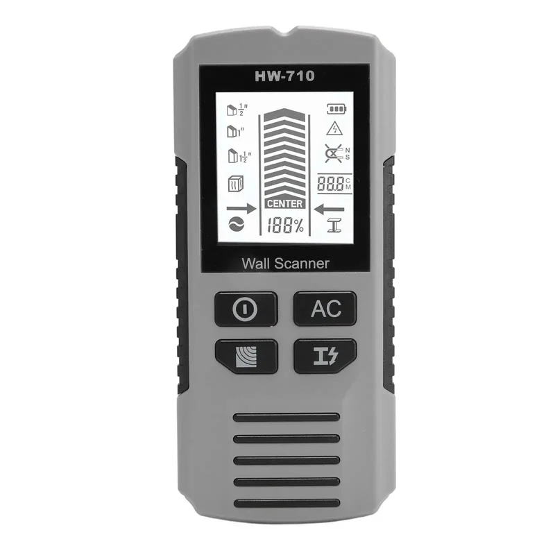 Straight Up Reliable Handheld Stud Finder Wall Scanner Featuring Glowing LCD Screen That Snaps Wood Metal Studs And AC Wire Fast No Sweat Gonna Get Your Floor Ceiling Drywall Projects Done Quick Today