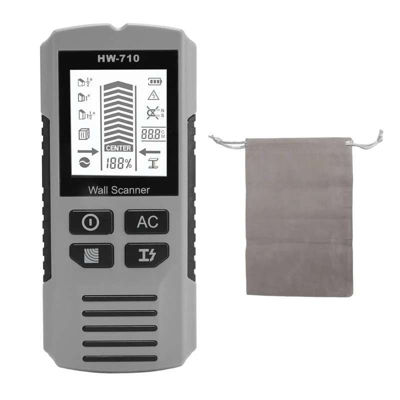 Straight Up Reliable Handheld Stud Finder Wall Scanner Featuring Glowing LCD Screen That Snaps Wood Metal Studs And AC Wire Fast No Sweat Gonna Get Your Floor Ceiling Drywall Projects Done Quick Today