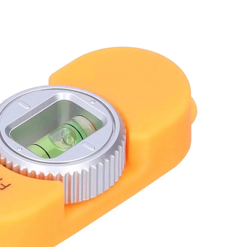 Sharp And Slick Magnetic Stud Finder With Reliable Bubble Level And Compact Profile For Fast Wall Detection And Go To Job Site Hustle Gear Bright Orange