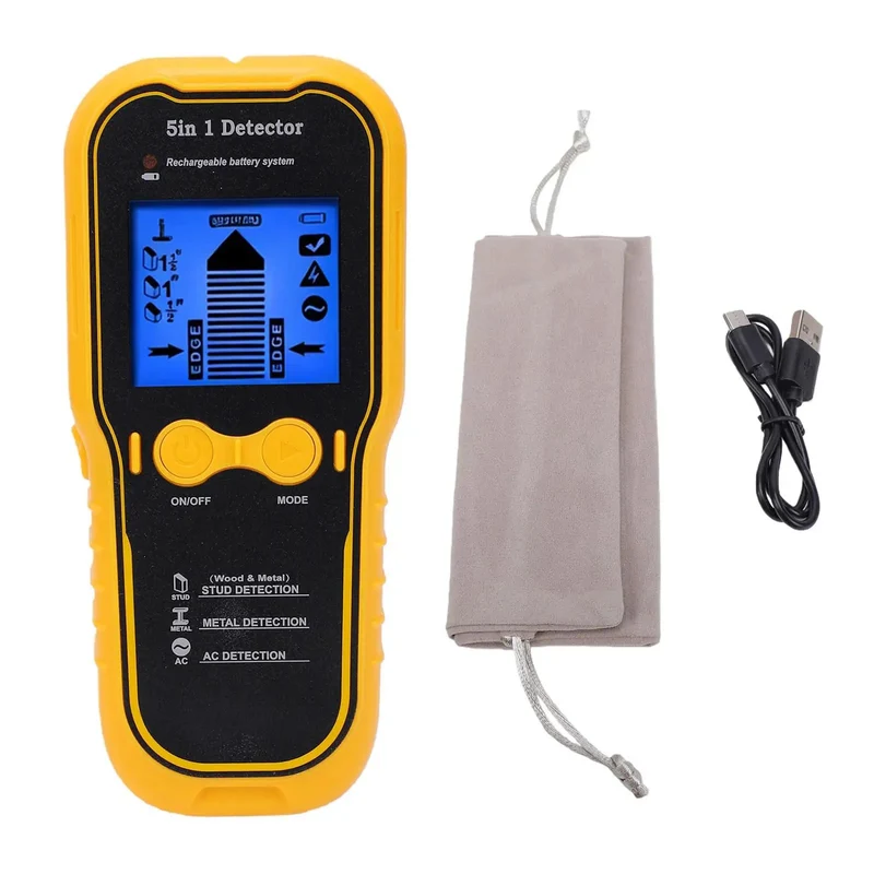 Straight Shooting Wall Scanner And Stud Finder With Clean Lcd Screen Detects Active Wiring Timber Framing And Steel Hardware Easy Grip Design Makes Home Improvement Tasks A Breeze For Weekend Warriors