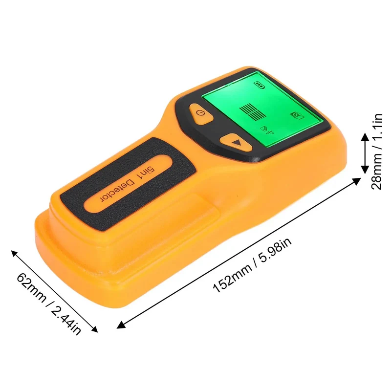 Tough As Nails Stud Finder And Wall Scanner With A Bright Hd Lcd Display That Sniffs Out Hidden Wood Metal Pipes And Live Ac Wires For No Sweat Drilling And Nailing Projects Smooth Sailing