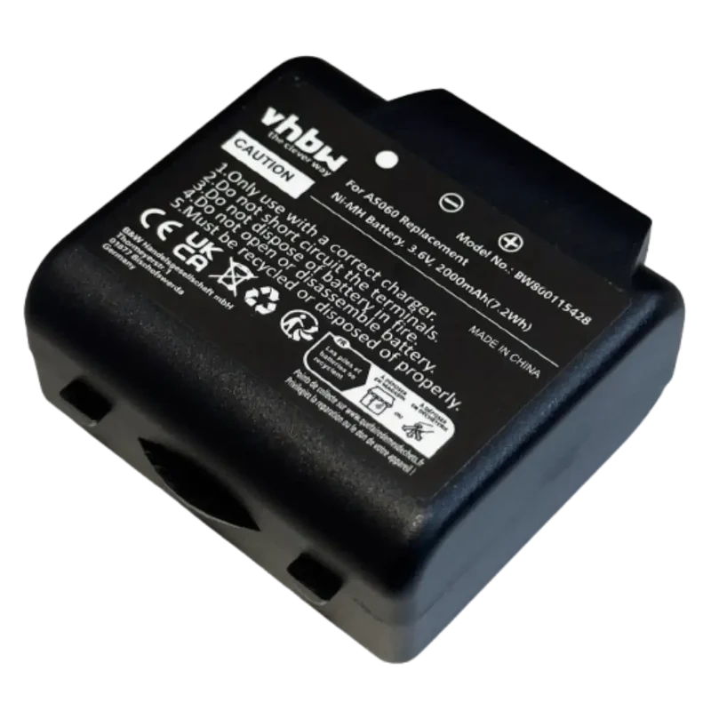 Batterie compatible IMET AS060, AS083 pour télécommande industrielle 3.6V 2Ah NiMh