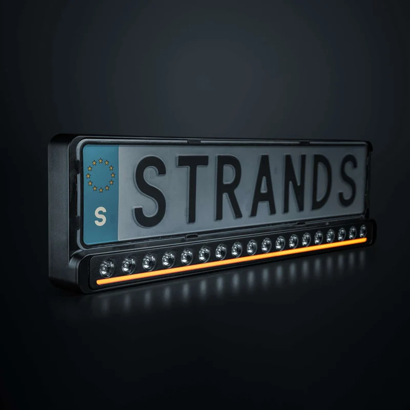 Barre lumineuse LED pour plaque d'immatriculation Strands D-Line