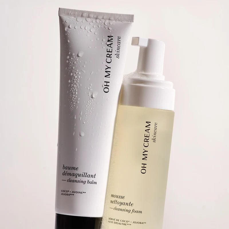 Le double nettoyage Baume et Mousse