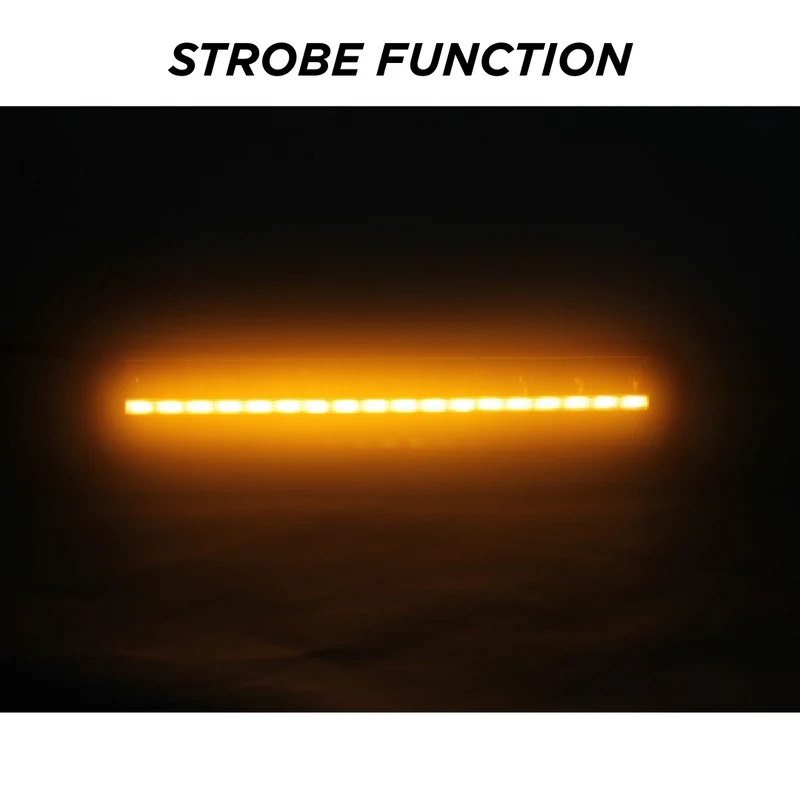 Barre lumineuse LED 12" avec stroboscope