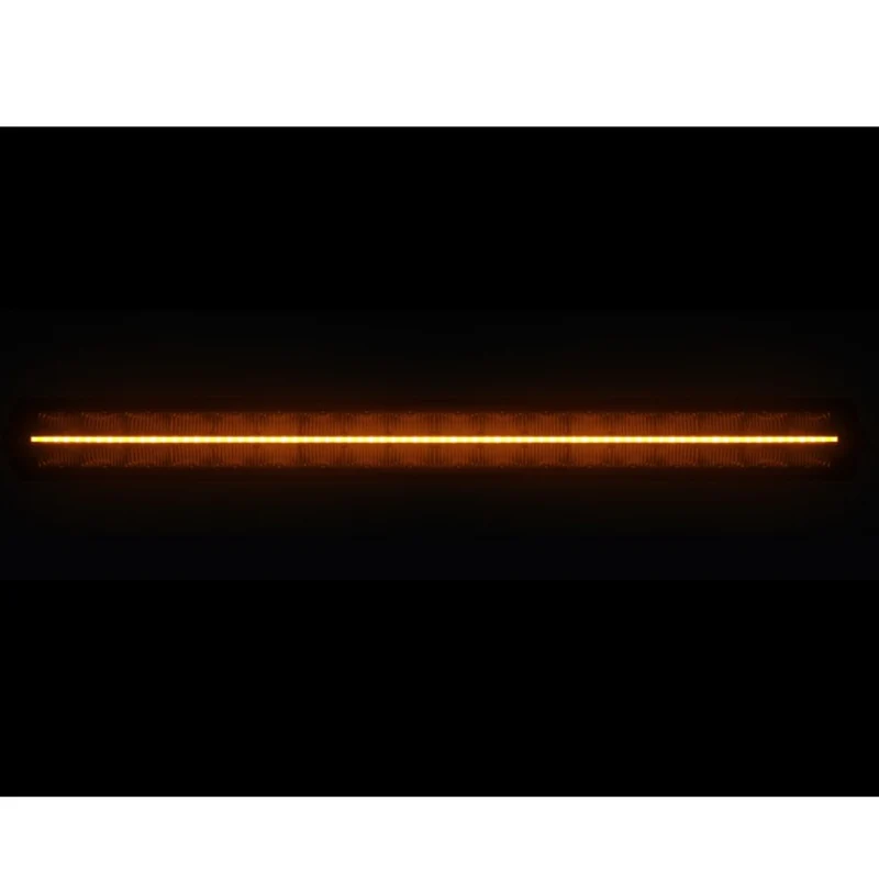 Barre lumineuse à DEL de 32 pouces avec double bande DRL ambre et blanche