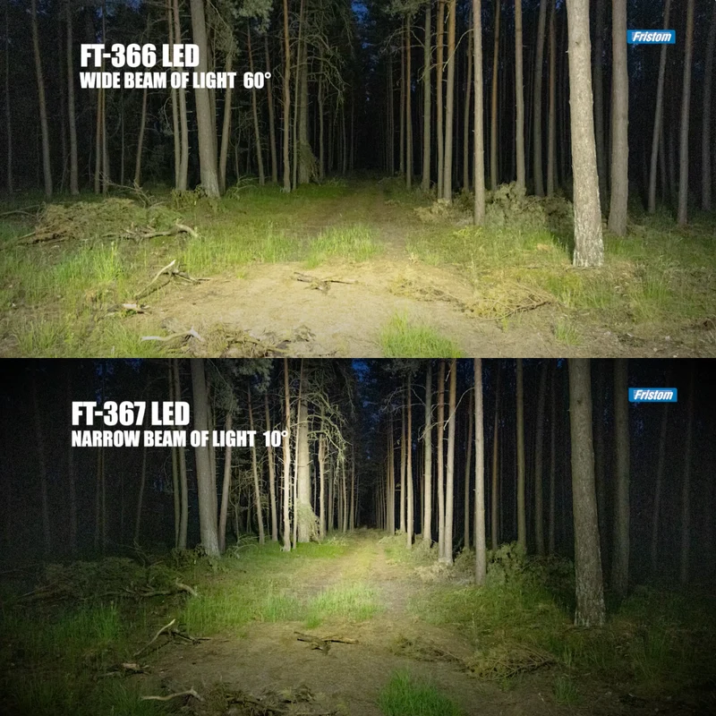 Lampes de travail à LED ovales Fristom / 6000 XNUMX lumens et plus