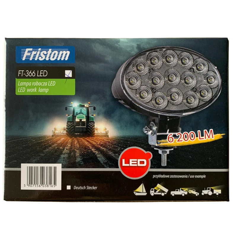 Lampes de travail à LED ovales Fristom / 6000 XNUMX lumens et plus