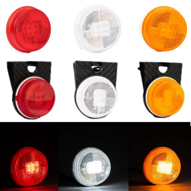 Feux de gabarit ronds à LED Fristom avec réflecteur