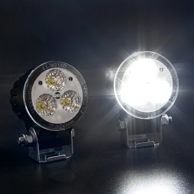 Projecteur de travail LED rond Fristom / Faisceau spot ou projecteur / 1200 lm