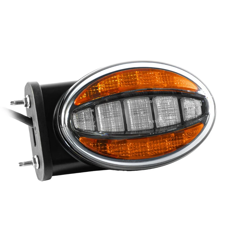 Clignotant avant et feu de position ovale à LED / Fristom FT-356