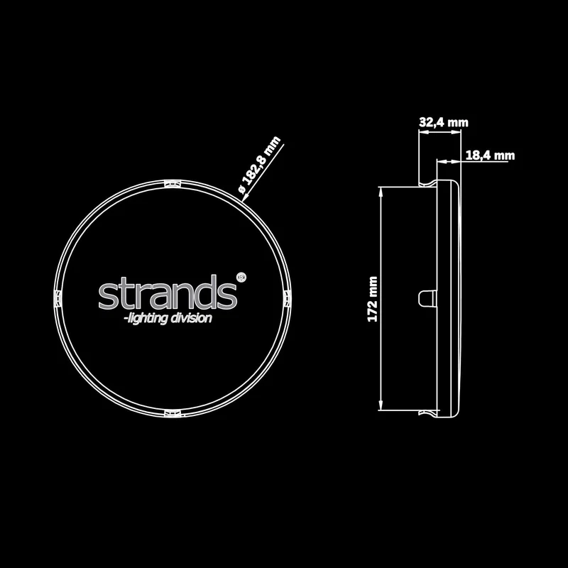 Cache-objectif Strands Siberia Night Ranger / Jaune