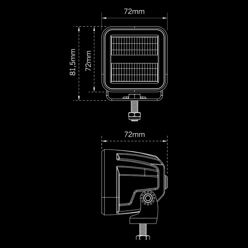 Lampe de travail LED Strands Siberia Red Panda XP