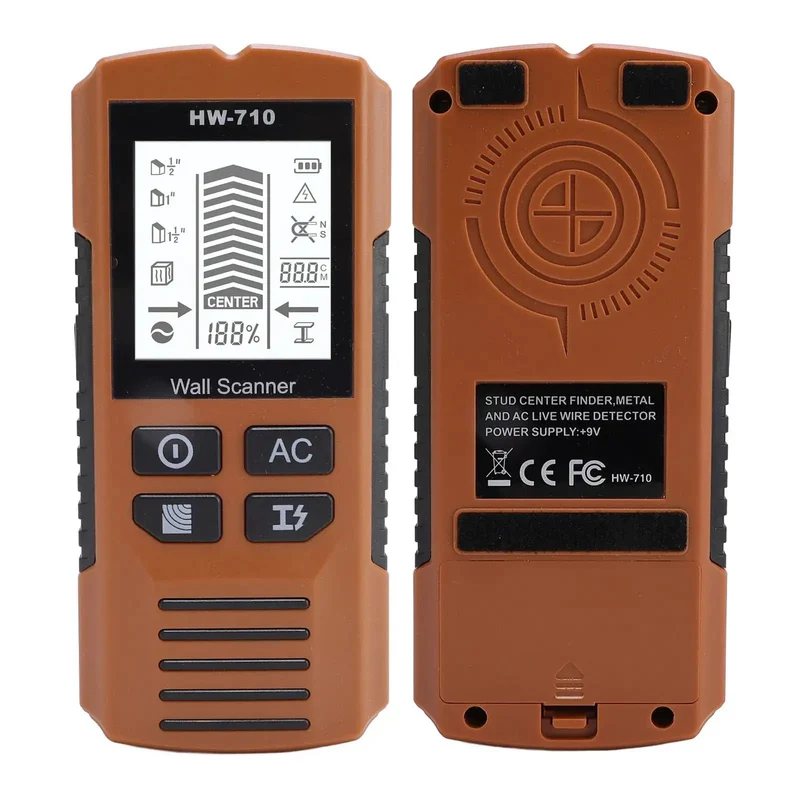 Heavy Duty Wall Stud Finder Featuring LCD Backlit Display With Three Switchable Scan Modes For Spotting Wood And Metal Studs Deeper Than Ever Perfect For Gritty DIY Warriors Seeking Flawless Accuracy On Any Wall Type Every Single Time
