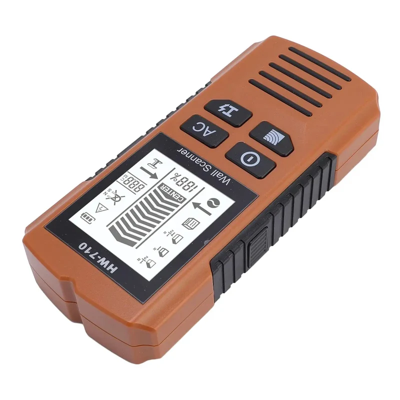 Heavy Duty Wall Stud Finder Featuring LCD Backlit Display With Three Switchable Scan Modes For Spotting Wood And Metal Studs Deeper Than Ever Perfect For Gritty DIY Warriors Seeking Flawless Accuracy On Any Wall Type Every Single Time
