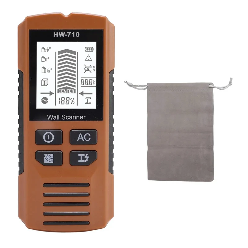 Heavy Duty Wall Stud Finder Featuring LCD Backlit Display With Three Switchable Scan Modes For Spotting Wood And Metal Studs Deeper Than Ever Perfect For Gritty DIY Warriors Seeking Flawless Accuracy On Any Wall Type Every Single Time