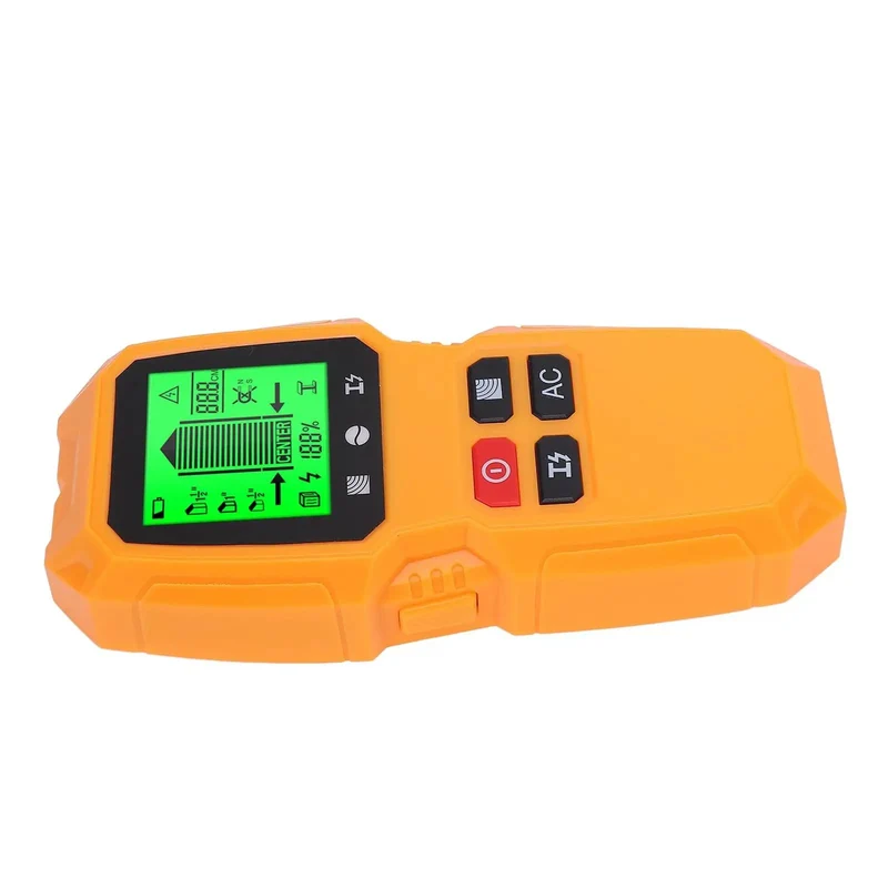 5 In 1 Wall Scanner And Stud Finder With Vivid Lcd Display For Cable Wire Wood Metal Detection Zero Guesswork No Sweat Diy Essential For Quick Repairs And Hassle Free Hanging