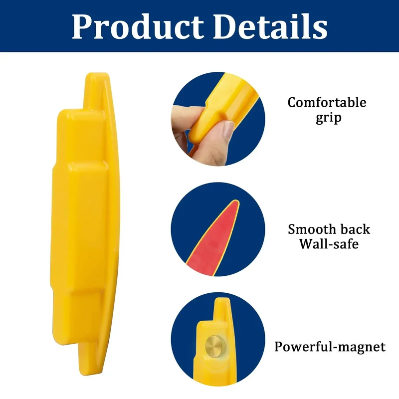 Hands Down Best Magnetic Stud Finder And Wall Locator For Drywall And Wood, Battery Free Zero Fuss Design With Killer Neodymium Magnets To Catch Every Nail And Screw Head, Solid 2 Pack Choice For Any DIY Crew Or Home Repair Job