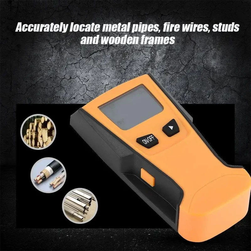 Heavy Duty Three In One Wall Scanner With Live Ac Wire Detector And Precision Stud Finder For Hidden Metal Pipes Wood Framing Drywall Home Reno Projects No Sweat On The Jobsite