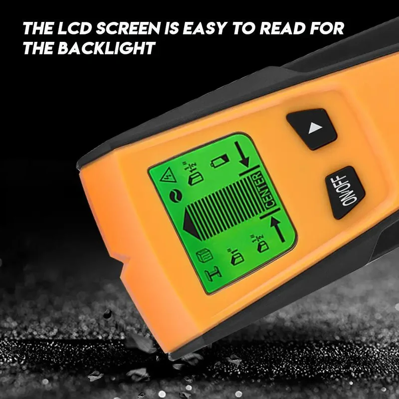 Heavy Duty Three In One Wall Scanner With Live Ac Wire Detector And Precision Stud Finder For Hidden Metal Pipes Wood Framing Drywall Home Reno Projects No Sweat On The Jobsite