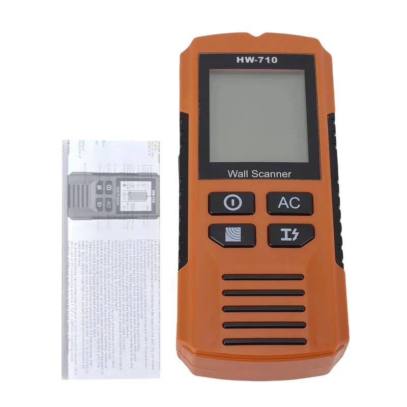 Boss Level 5 In 1 Wall Scanner Stud Finder With Crisp Lcd Readouts And Ac Wire Detection Precision Metal Tracing Tool For Dead Accurate Drywall Locating And Hardcore Home Renovation Tasks