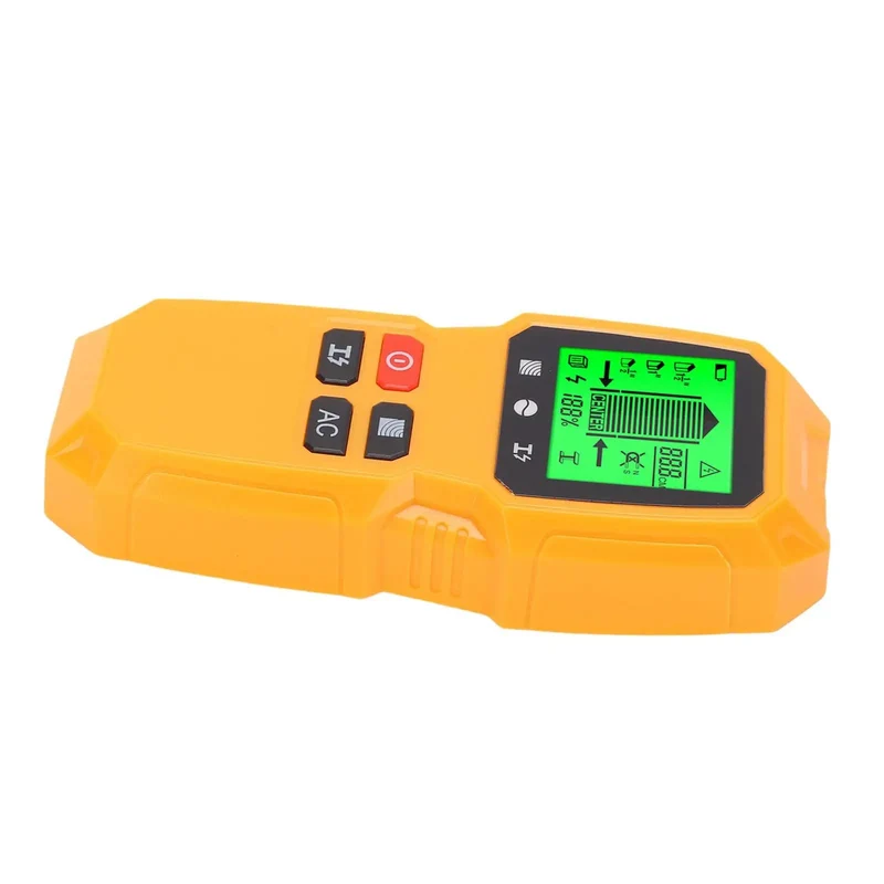 Sleek 5 In 1 Wall Scanner With Lcd Screen Finds Wood Metal Studs Live Ac Wires Joists And Beams Lightweight Tool Makes Hanging Frames Or Mounting Tvs A Breeze For Pros And Homeowners Who Want Accurate Detection Without The Headaches Every Project.