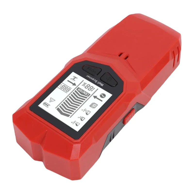 Super Sleek Lcd Stud Detector Featuring Adjustable Depth Display For Accurately Catching Hidden Wood Framing Live Voltage Cables And Making Diy Fixes Total No Sweat
