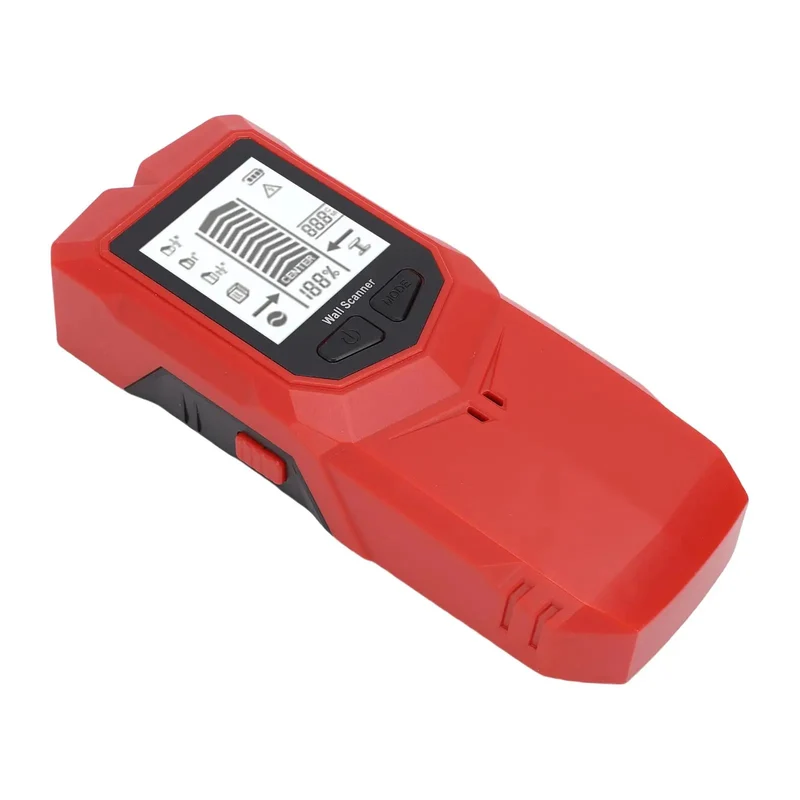 Super Sleek Lcd Stud Detector Featuring Adjustable Depth Display For Accurately Catching Hidden Wood Framing Live Voltage Cables And Making Diy Fixes Total No Sweat