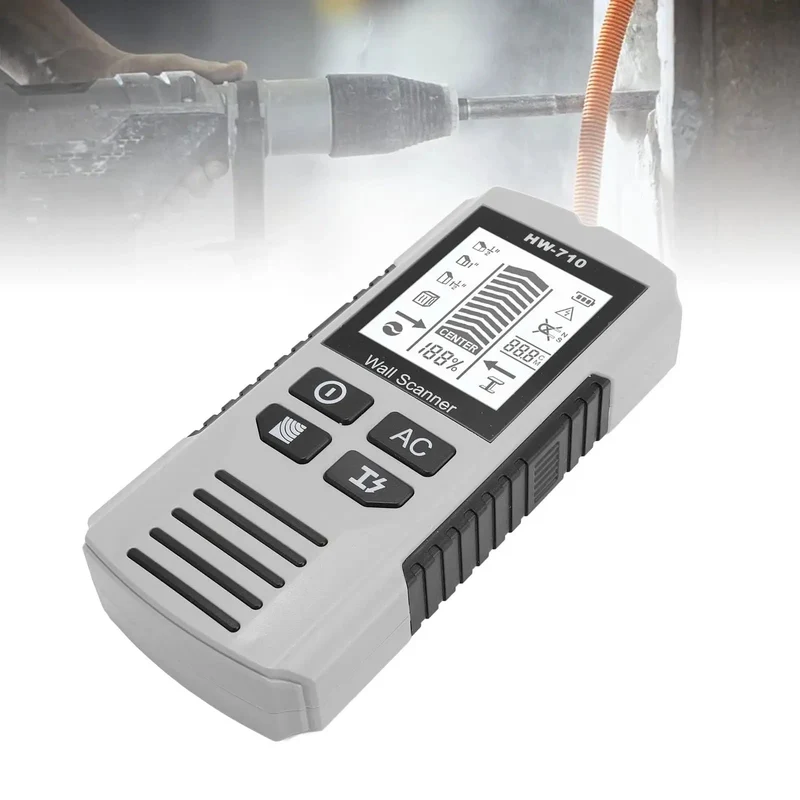 Handheld Wall Stud Finder With Bright LCD Screen Nails Down Wood Metal Studs And AC Wires Buried In Drywall The Smooth Operator For Quick Home Fixes And Weekend Reno Projects Done Right