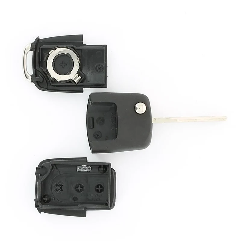 COQUE CLE ADAPTABLE VW 3 BOUTONS LAME FRAISEE RETRACTABLE 8MM