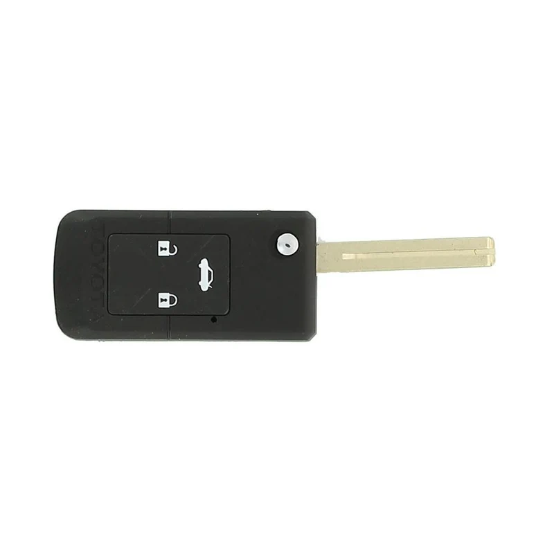 COQUE CLÉ ADAPTABLE TOYOTA 3 BOUTONS LAME FRAISÉE RÉTRACTABLE
