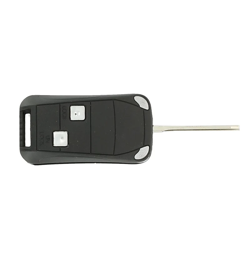 COQUE CLE ADAPTABLE TOYOTA 2 BOUTONS LAME CRANTEE RETRACTABLE