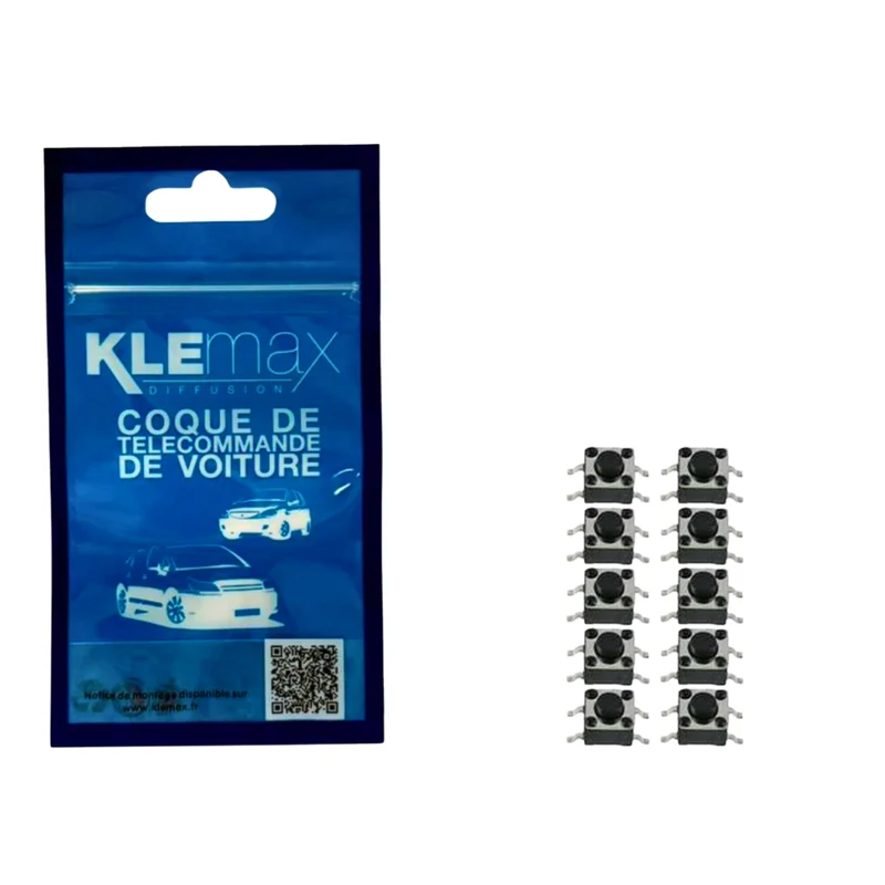 10 SWITCH BOUTON 4 BROCHES SWC7