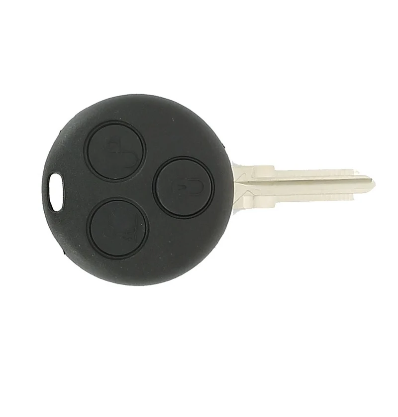 COQUE CLE ADAPTABLE SMART 3 BOUTONS LAME CRANTEE FIXE