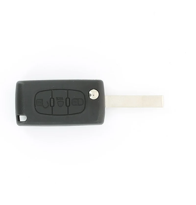 COQUE CLE ADAPTABLE PSA 3 BOUTONS LAME FRAISEE RETRACTABLE 8MM