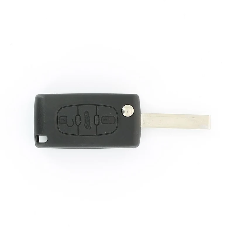 COQUE CLE ADAPTABLE PSA 3 BOUTONS LAME FRAISEE RETRACTABLE 8MM