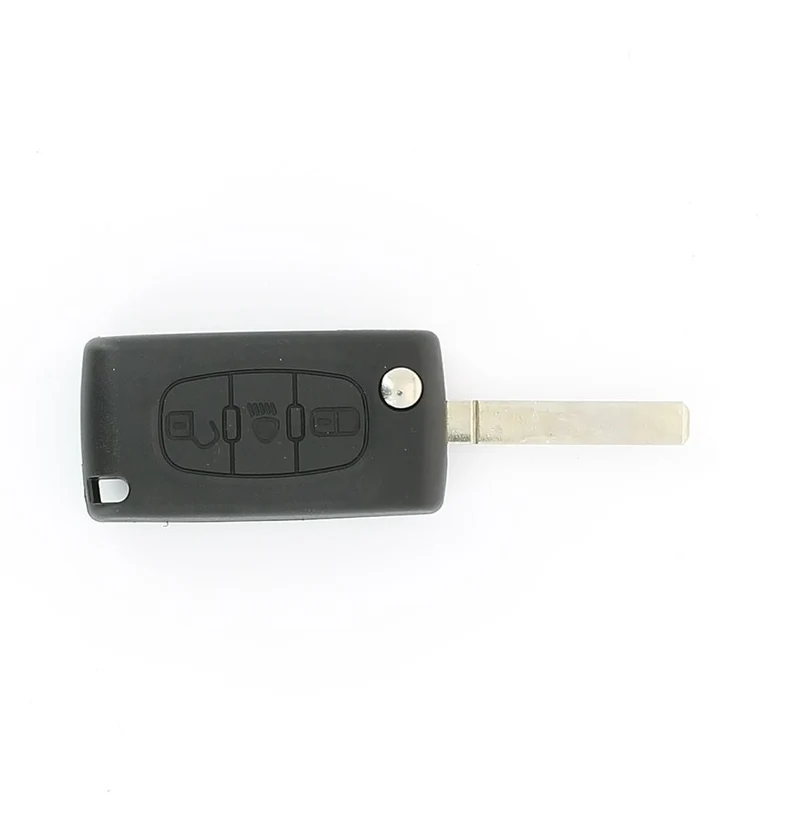 COQUE CLE ADAPTABLE PSA 3 BOUTONS LAME FRAISEE RETRACTABLE 7MM