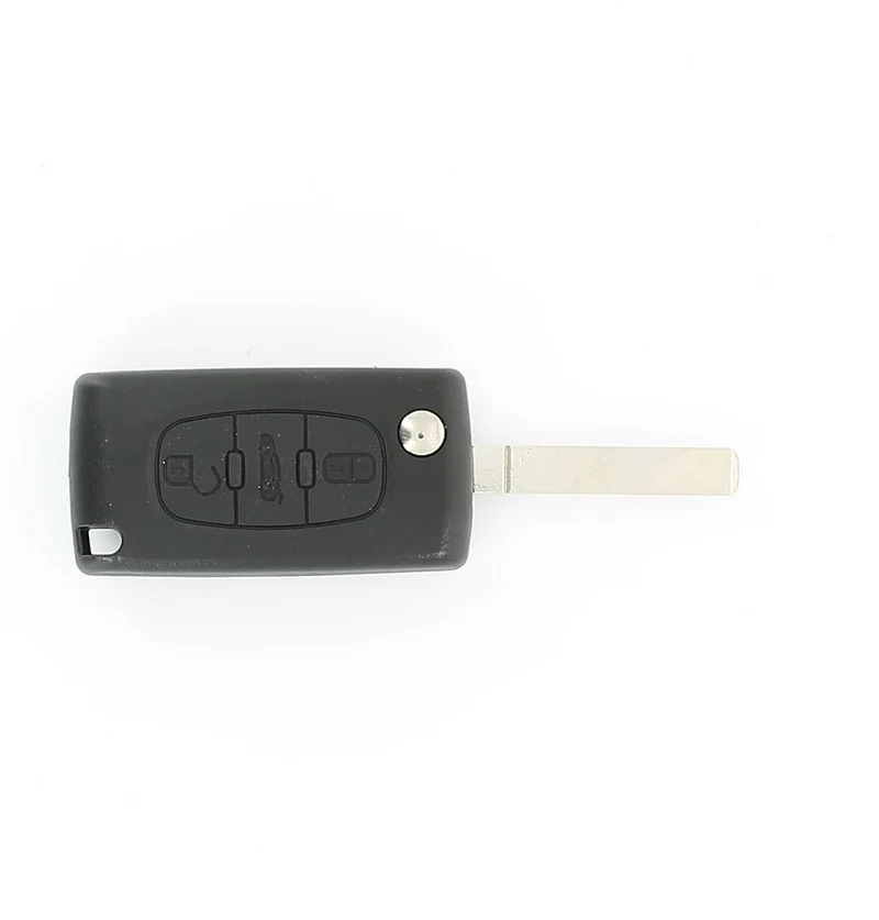 COQUE CLE ADAPTABLE PSA 3 BOUTONS LAME FRAISEE RETRACTABLE 7MM